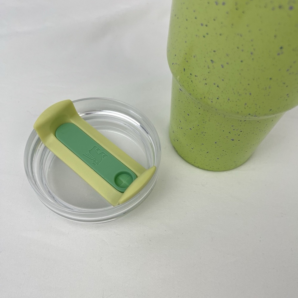 Stanley Flowstate Quencher H2.0 Tumbler Cup 30 oz Green Citron Speckle‎ W/ Lid - Picture 7 of 9